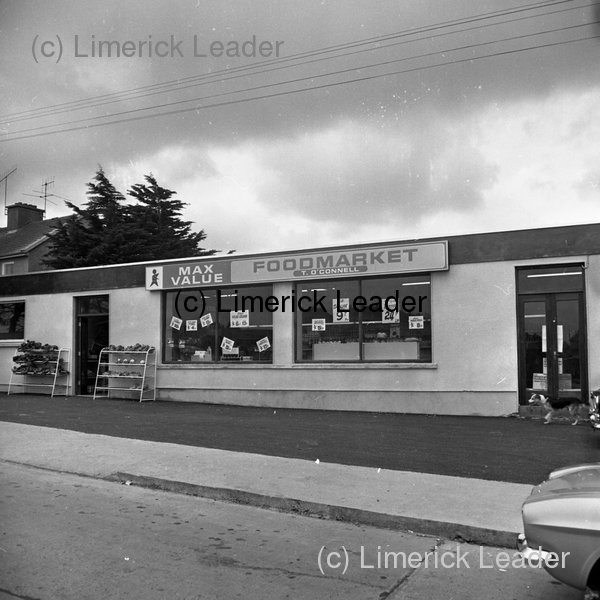New Supermarket at the Fairgreen O'Connells for advertising 1971 From Limerick With Love